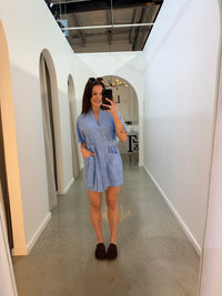 BY FRANKIE / BLUE TOWELLING ROBE / 799-1