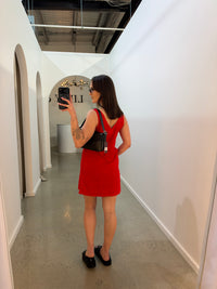 BY FRANKIE / RED TOWELING DRESS / 1212-4