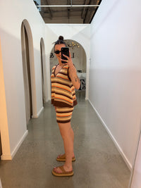 BY FRANKIE / STRIPPED KNIT TOP / 2672