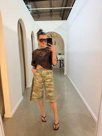 BY FRANKIE / CAMO JORTS / 1206-1