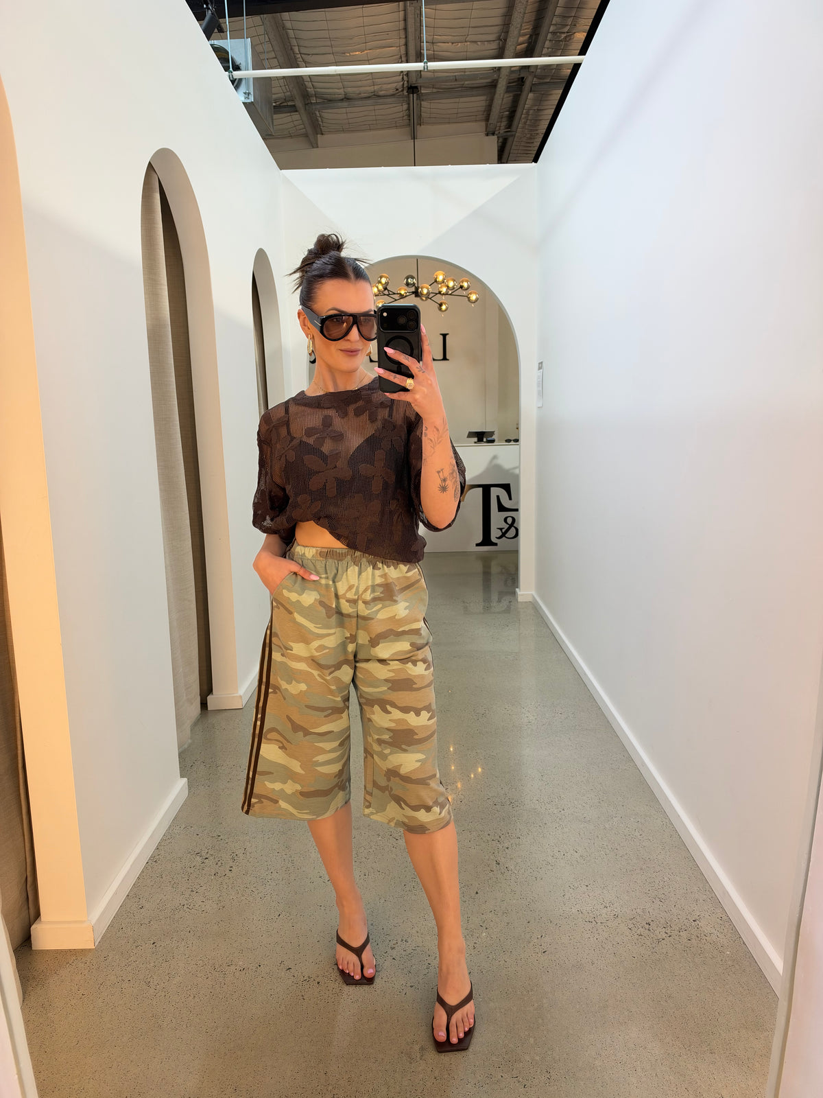 BY FRANKIE / CAMO JORTS / 1206-1