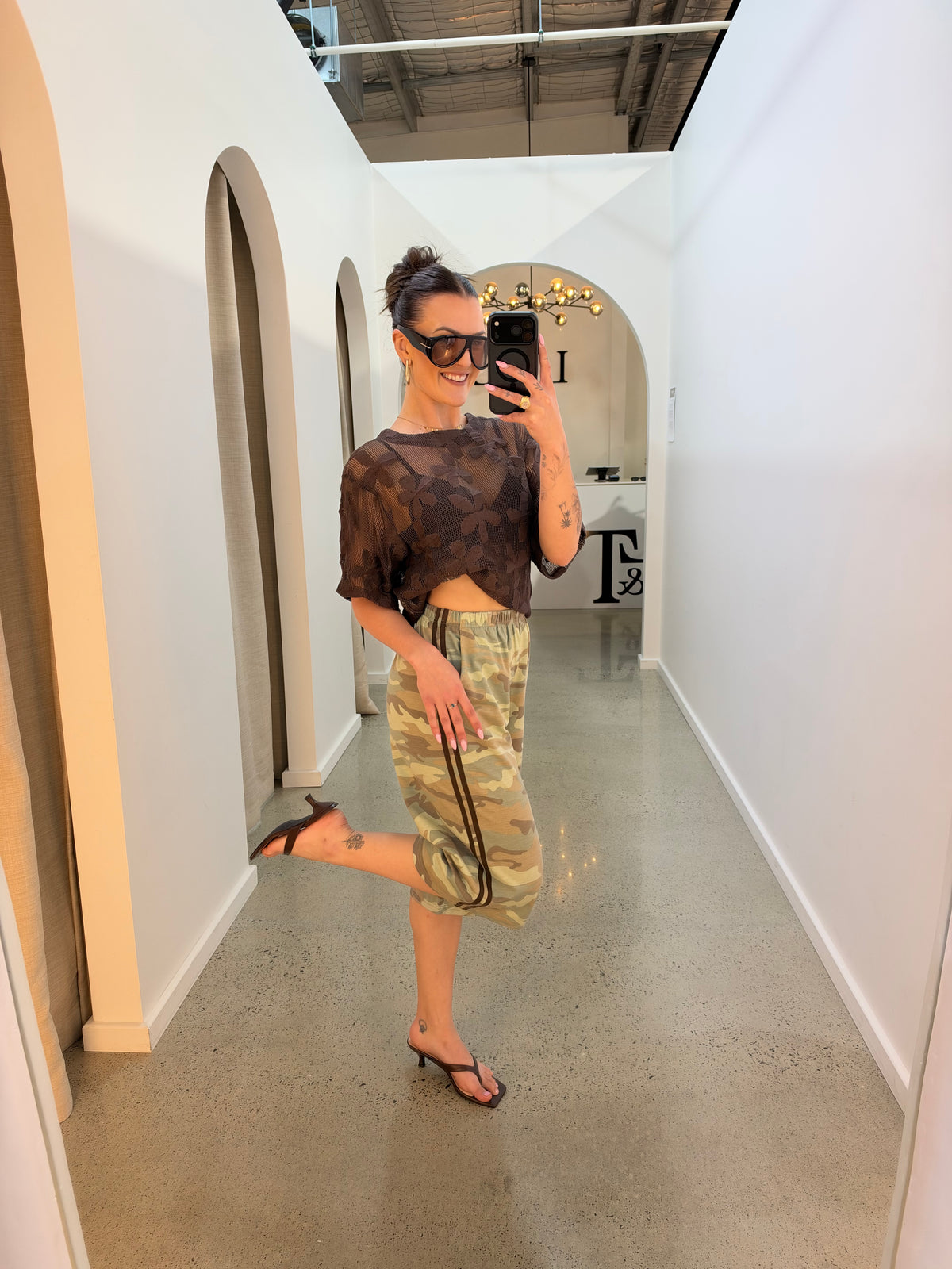 BY FRANKIE / CAMO JORTS / 1206-1