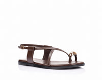 VERALI / SAPPHIRE STAPPY SANDLE / CHOCOLATE