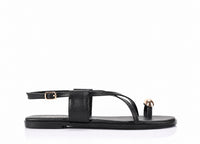 VERALI / SAPPHIRE STRAPPY SANDLE / BLACK