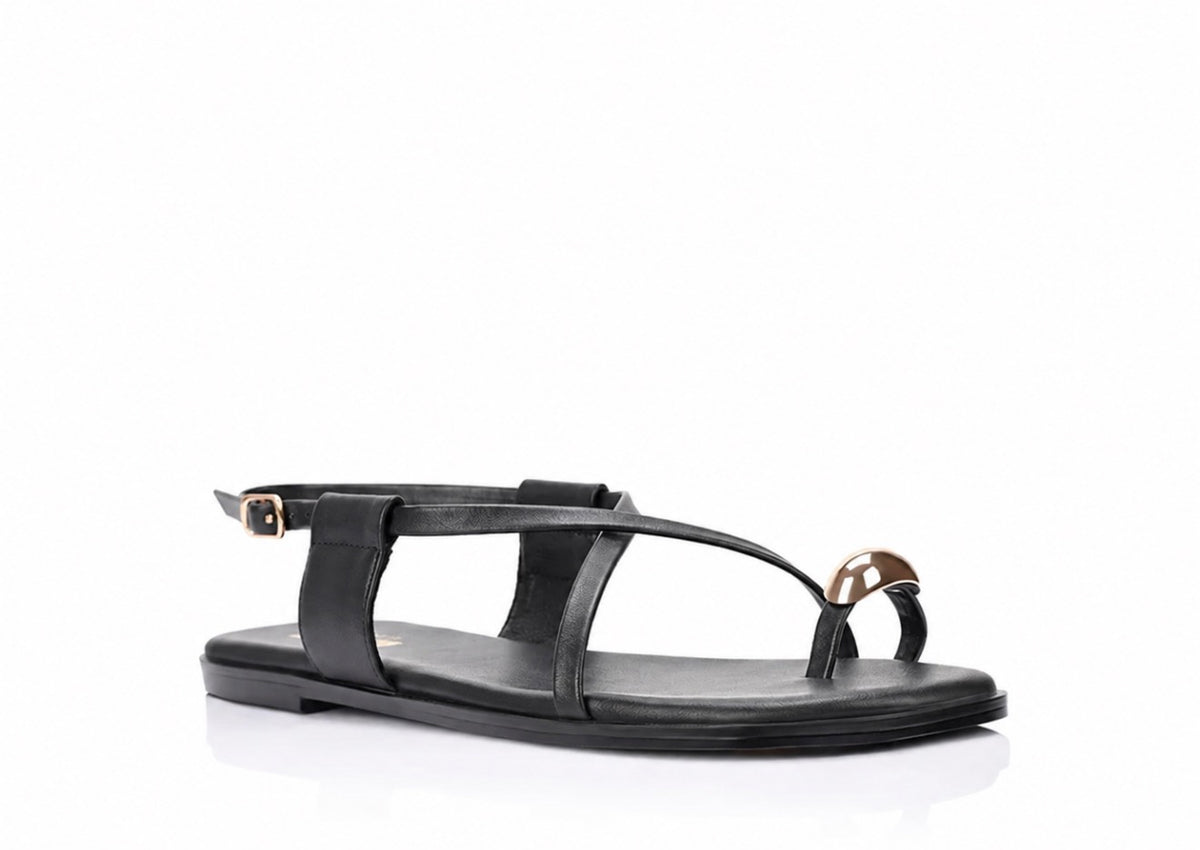 VERALI / SAPPHIRE STRAPPY SANDLE / BLACK