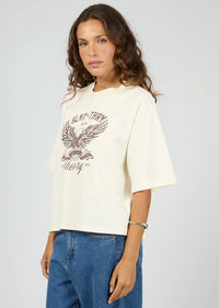 SILENT THEORY / IN TIME RELAXED TEE / 6086000.VWHT