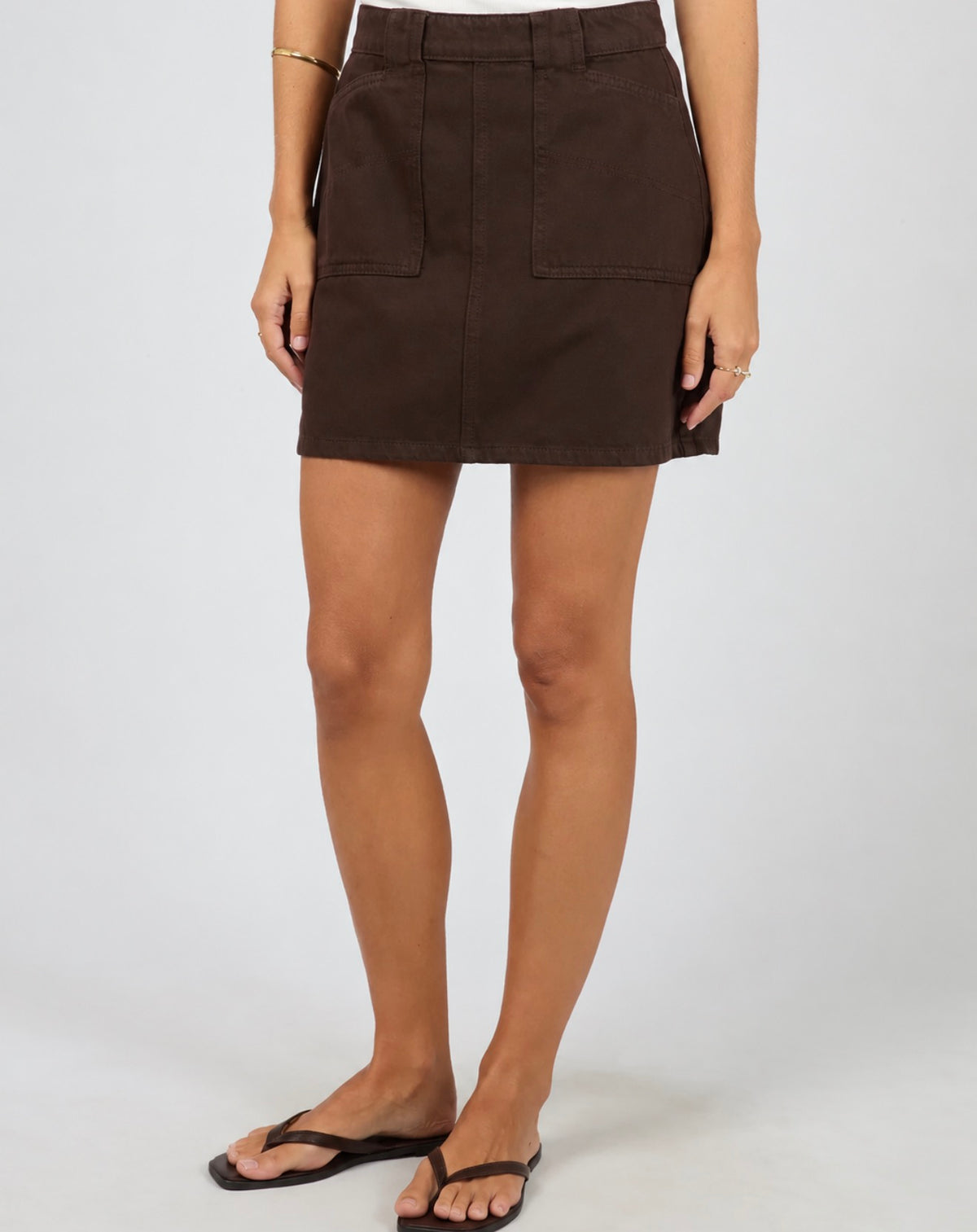 ALL ABOUT EVE / BECCA DENIM SKIRT / 64D0346