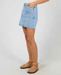 ALL ABOUT EVE / BECCA DENIM SKIRT / LIGHT BLUE / 64D0155