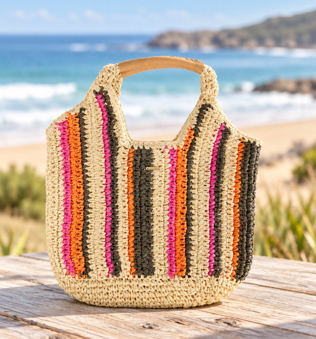 ALL ABOUT EVE / IZZY STRIPE TOTE BAG / 64A0423