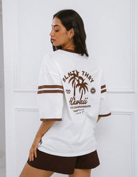 SILENT THEORY / PALM STATE OVERSIZED TEE / 6086014