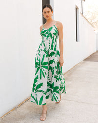 WHITE CLOSET / PALM RIO MIDI DRESS /  TFE12094