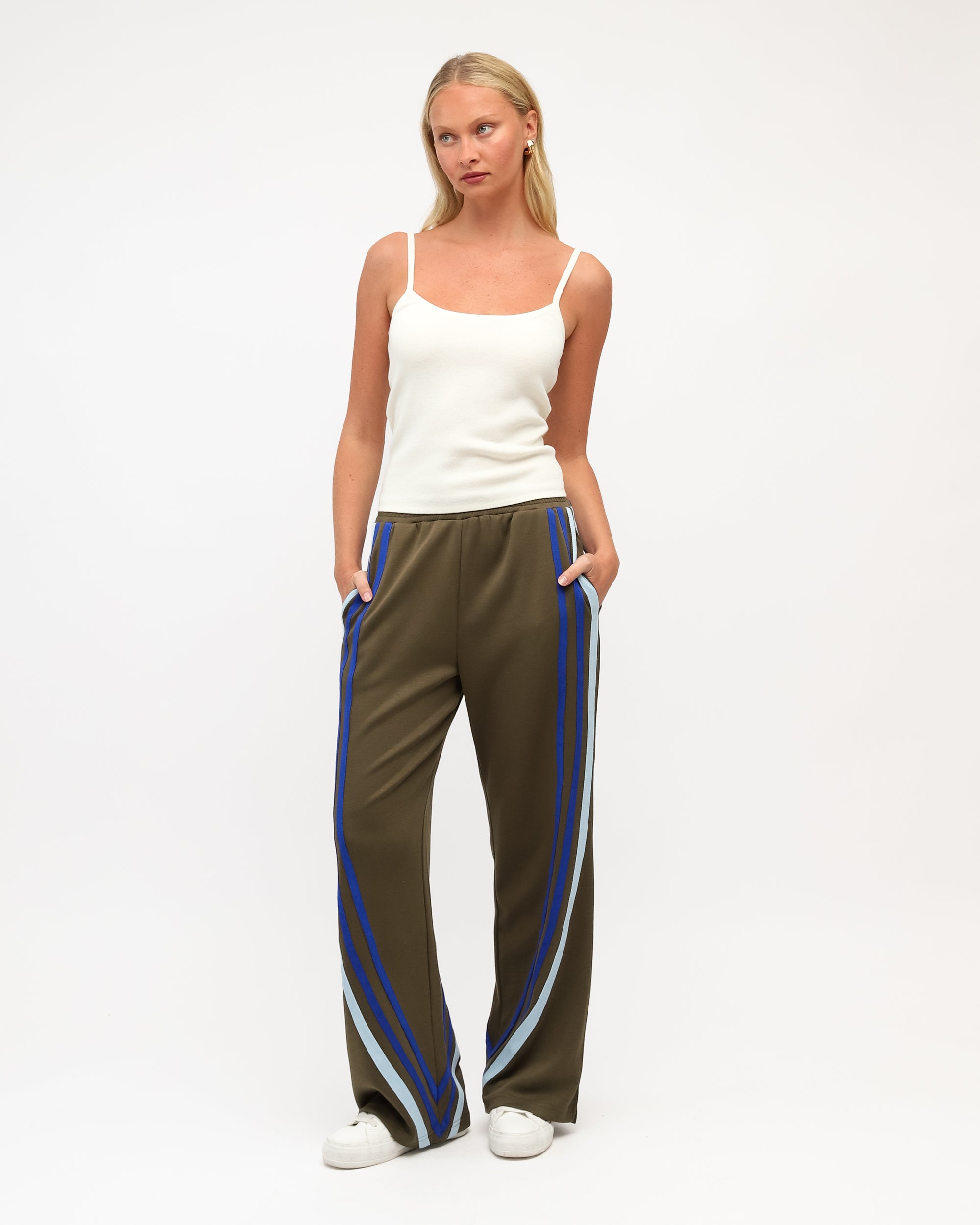 PAPER HEART / AXIS TRACK PANTS / KHAKI / PH14293