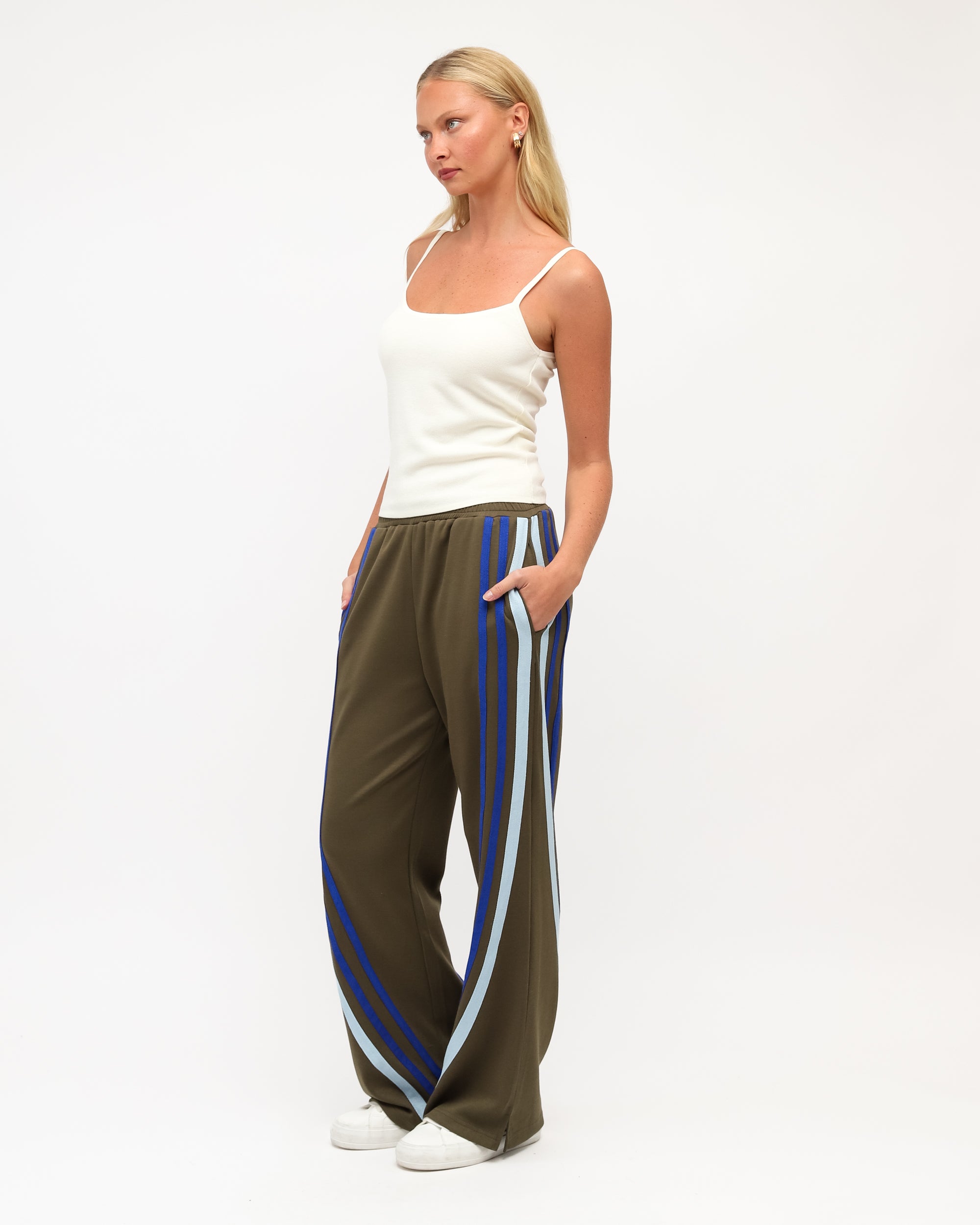 PAPER HEART / AXIS TRACK PANTS / KHAKI / PH14293