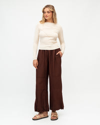 PAPER HEART / ASHLEY PANTS / PALE CHOCOLATE / PH14352