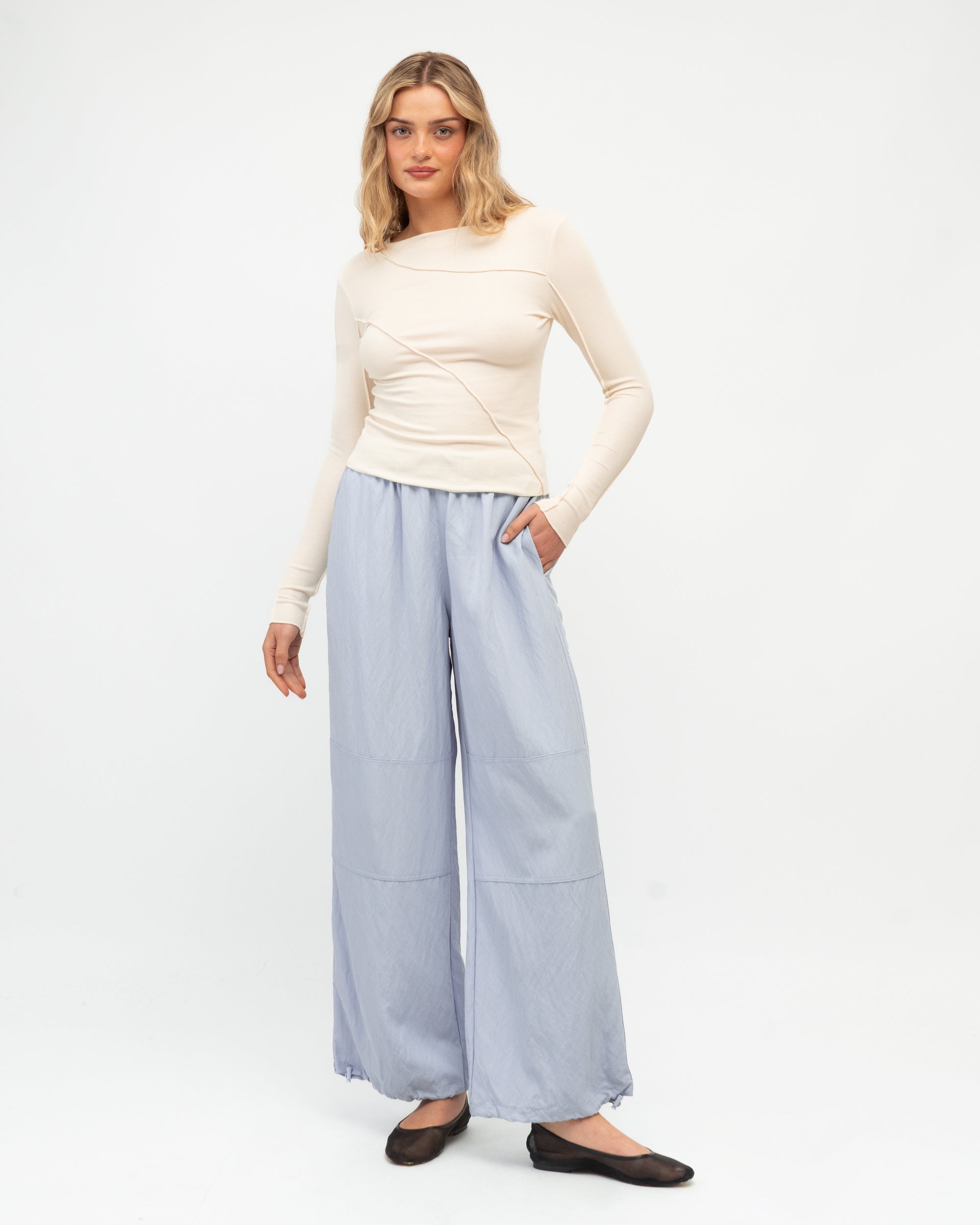 PAPER HEART / ASHLEY PANTS / PALE BLUE / PH14352