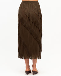 PAPER HEART / TASSEL SKIRT / CHOCOLATE / PH14437