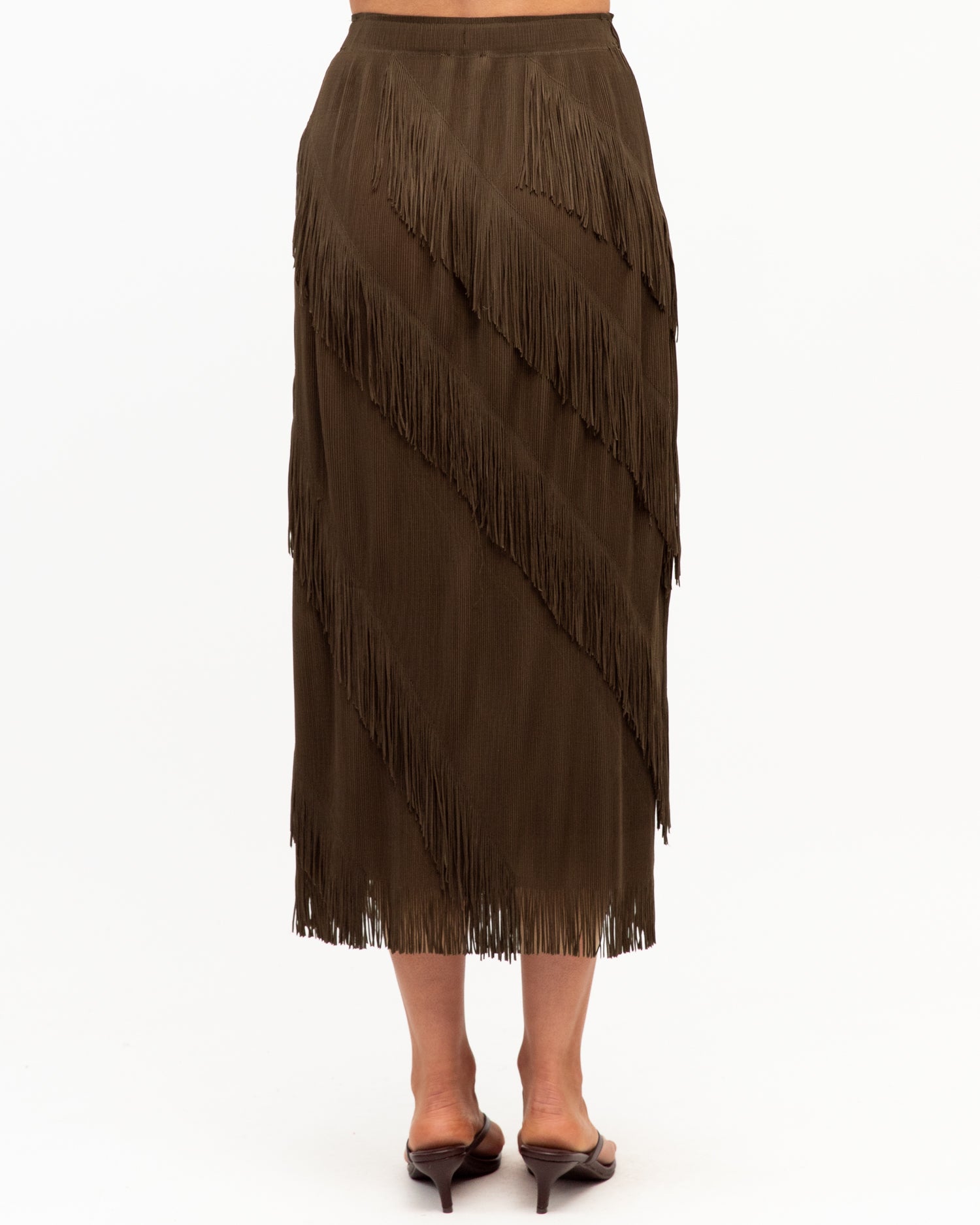 PAPER HEART / TASSEL SKIRT / CHOCOLATE / PH14437