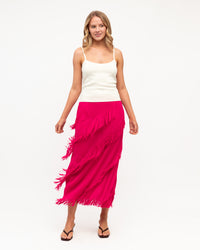 PAPER HEART / TASSEL SKIRT / PINK / PH14437