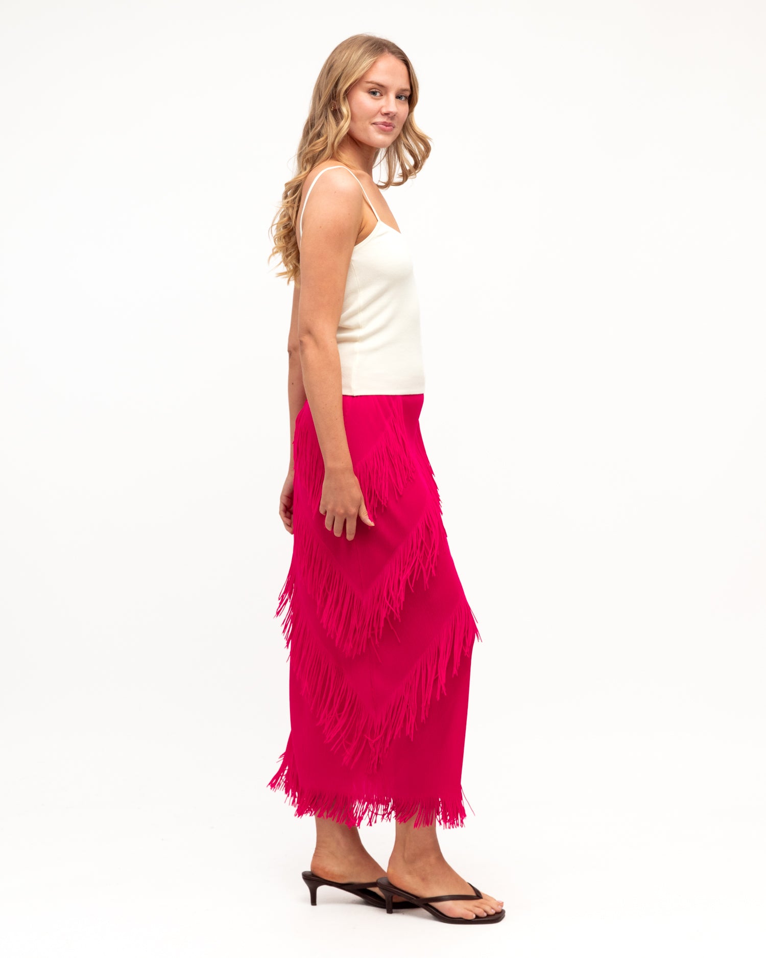 PAPER HEART / TASSEL SKIRT / PINK / PH14437