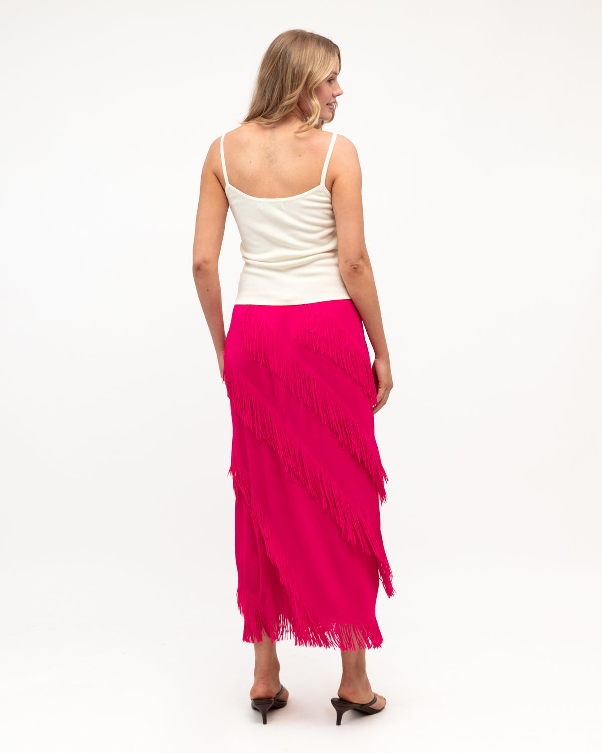 PAPER HEART / TASSEL SKIRT / PINK / PH14437