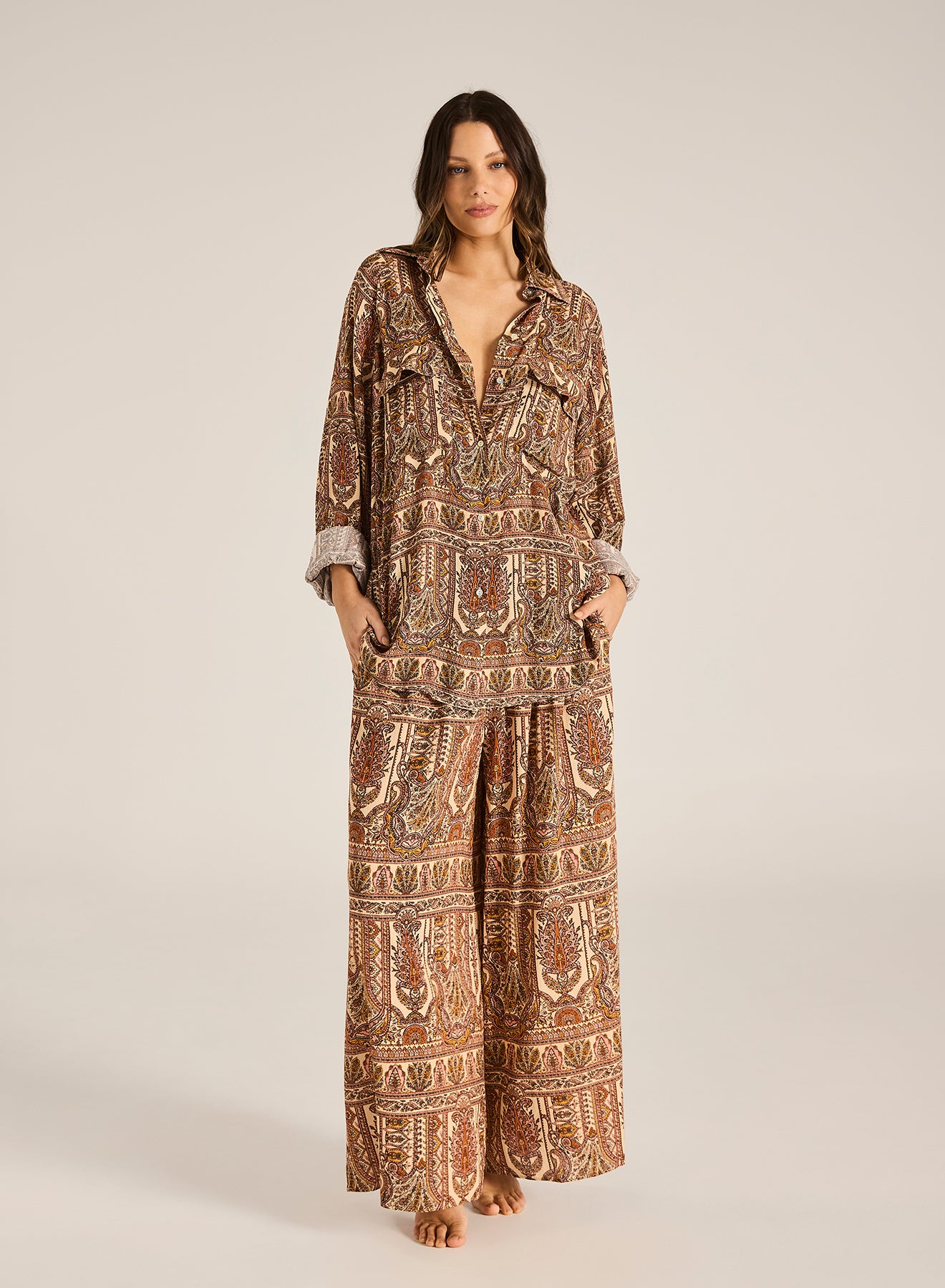 TIGERLILY / PASHMINA AURA SHIRT / T763036