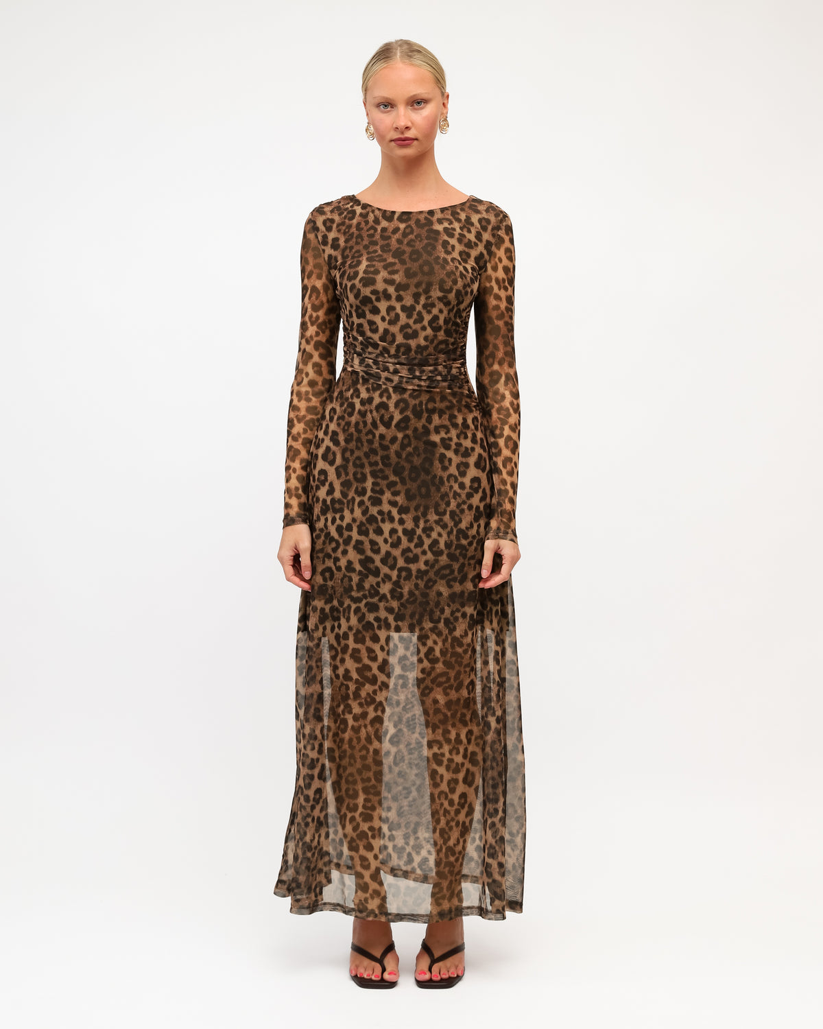 WHITE CLOSET / ORCHID MESH DRESS / TF11958
