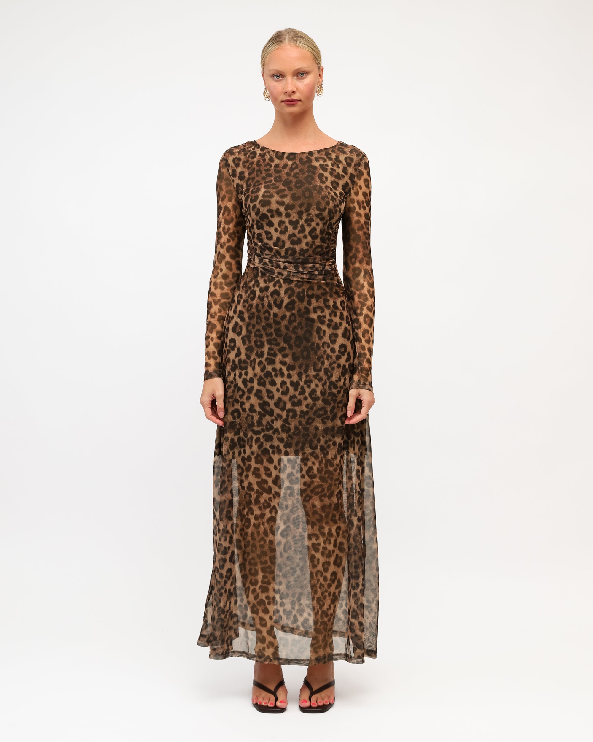 WHITE CLOSET / ORCHID MESH DRESS / TF11958