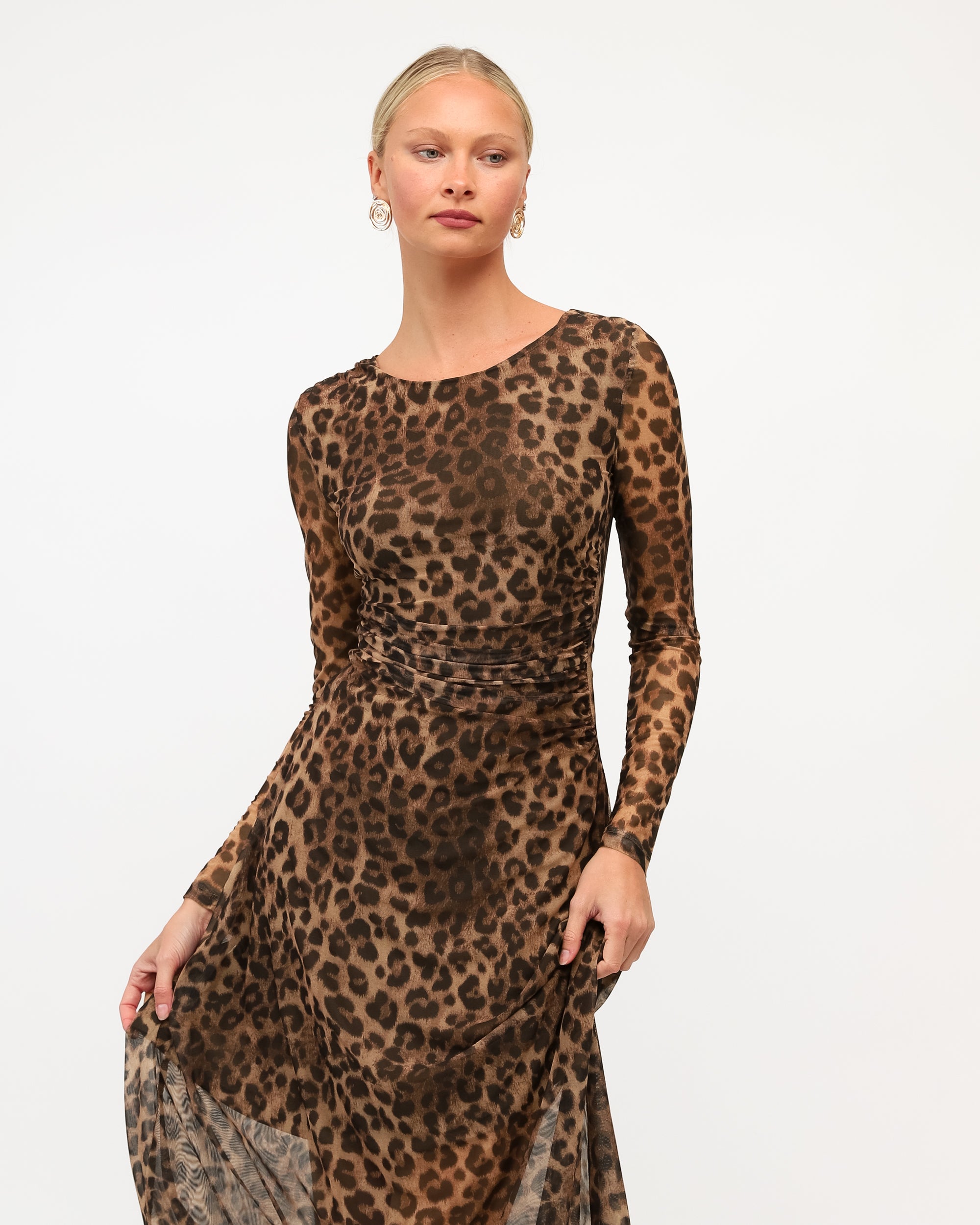 WHITE CLOSET / ORCHID MESH DRESS / TF11958