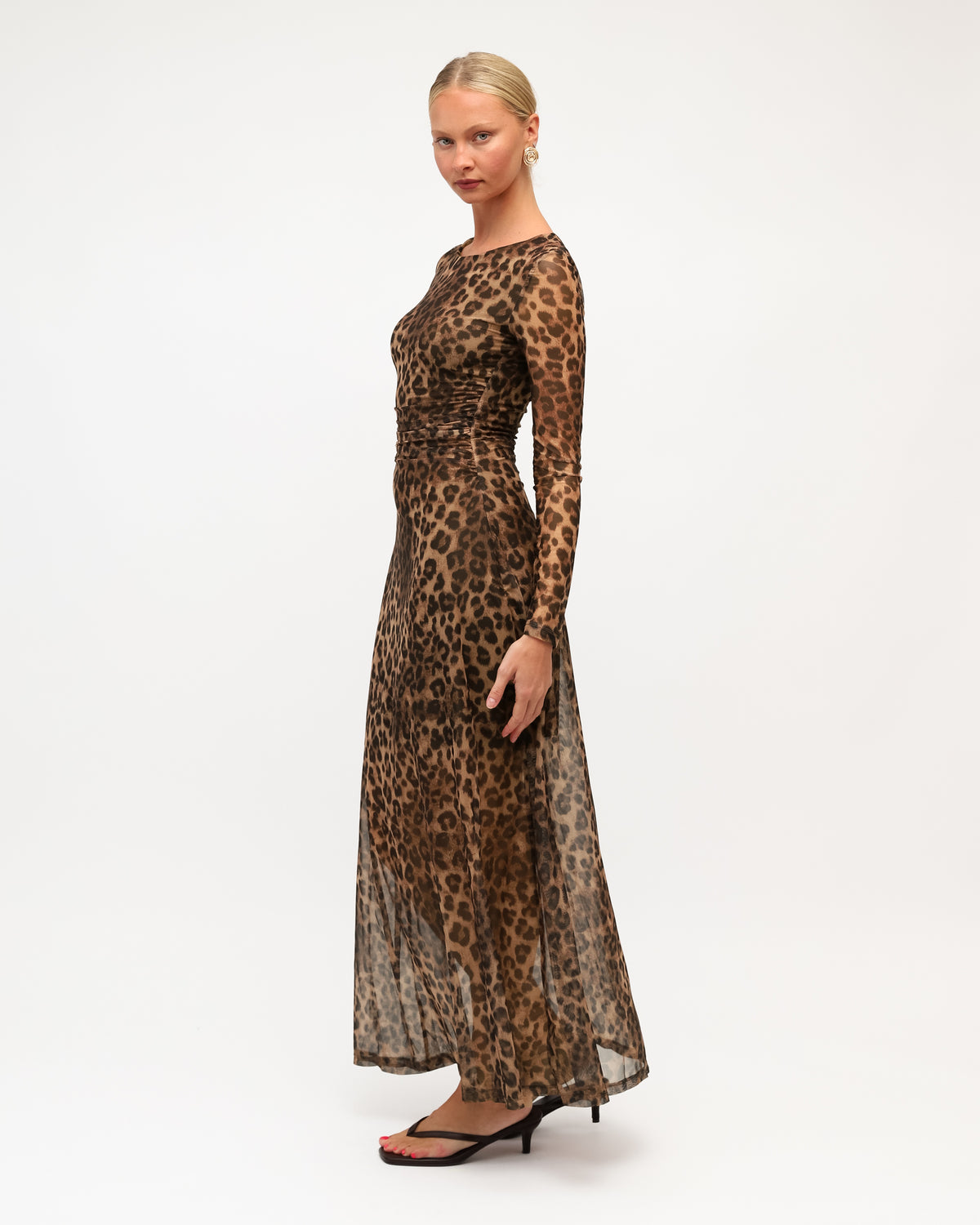 WHITE CLOSET / ORCHID MESH DRESS / TF11958