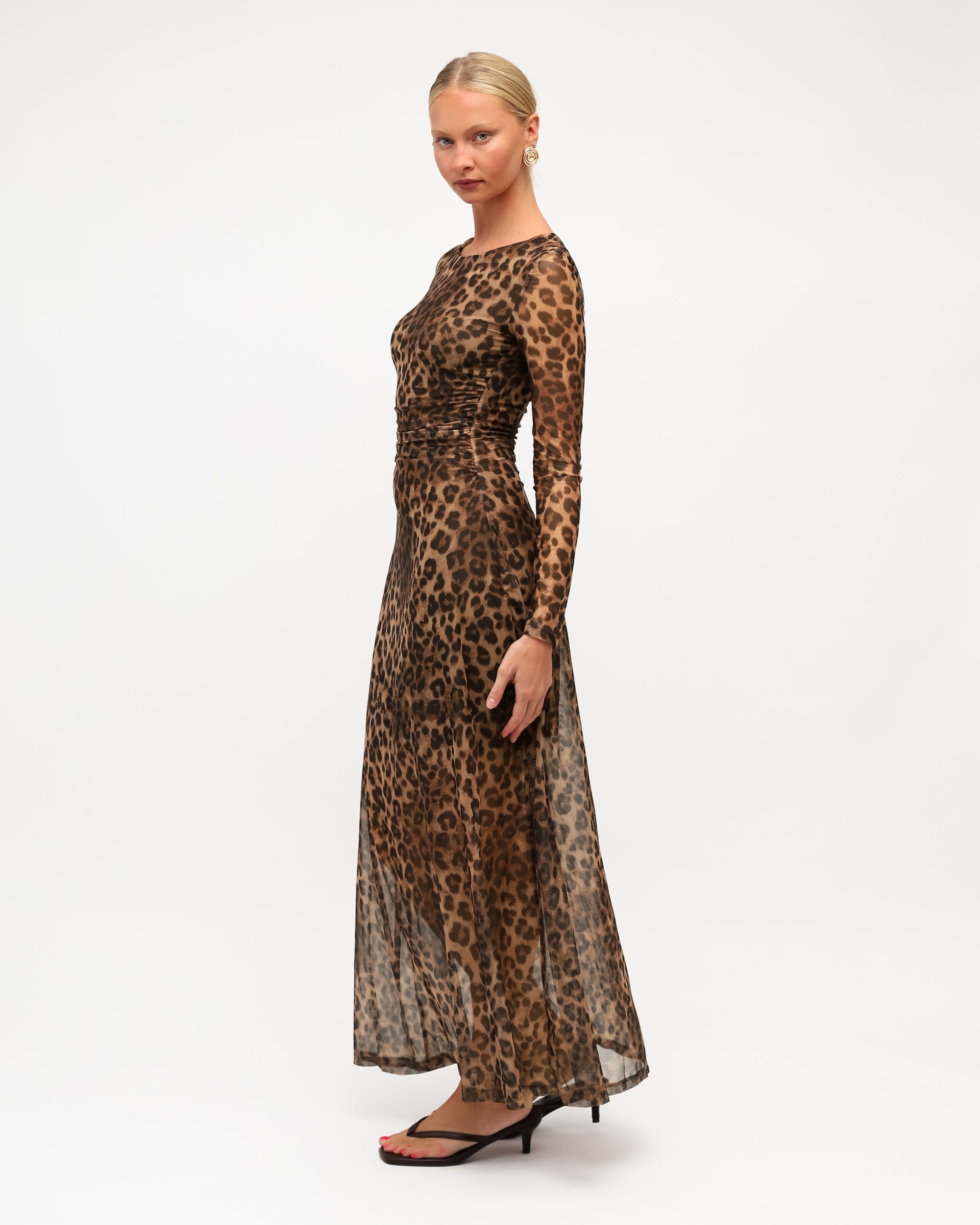 WHITE CLOSET / ORCHID MESH DRESS / TF11958