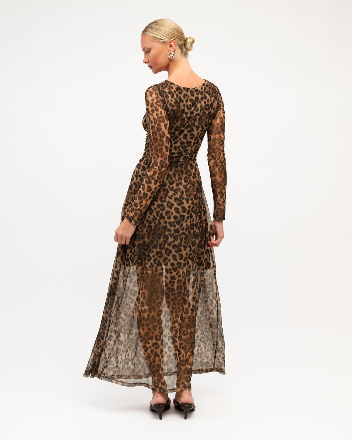 WHITE CLOSET / ORCHID MESH DRESS / TF11958