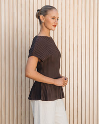 WHITE CLOSET / LESLIE KNIT TOP / TF11966
