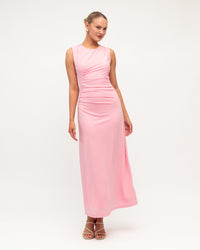WHITE CLOSET / RIYA MIDI DRESS / PINK / TF11977