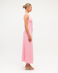 WHITE CLOSET / RIYA MIDI DRESS / PINK / TF11977