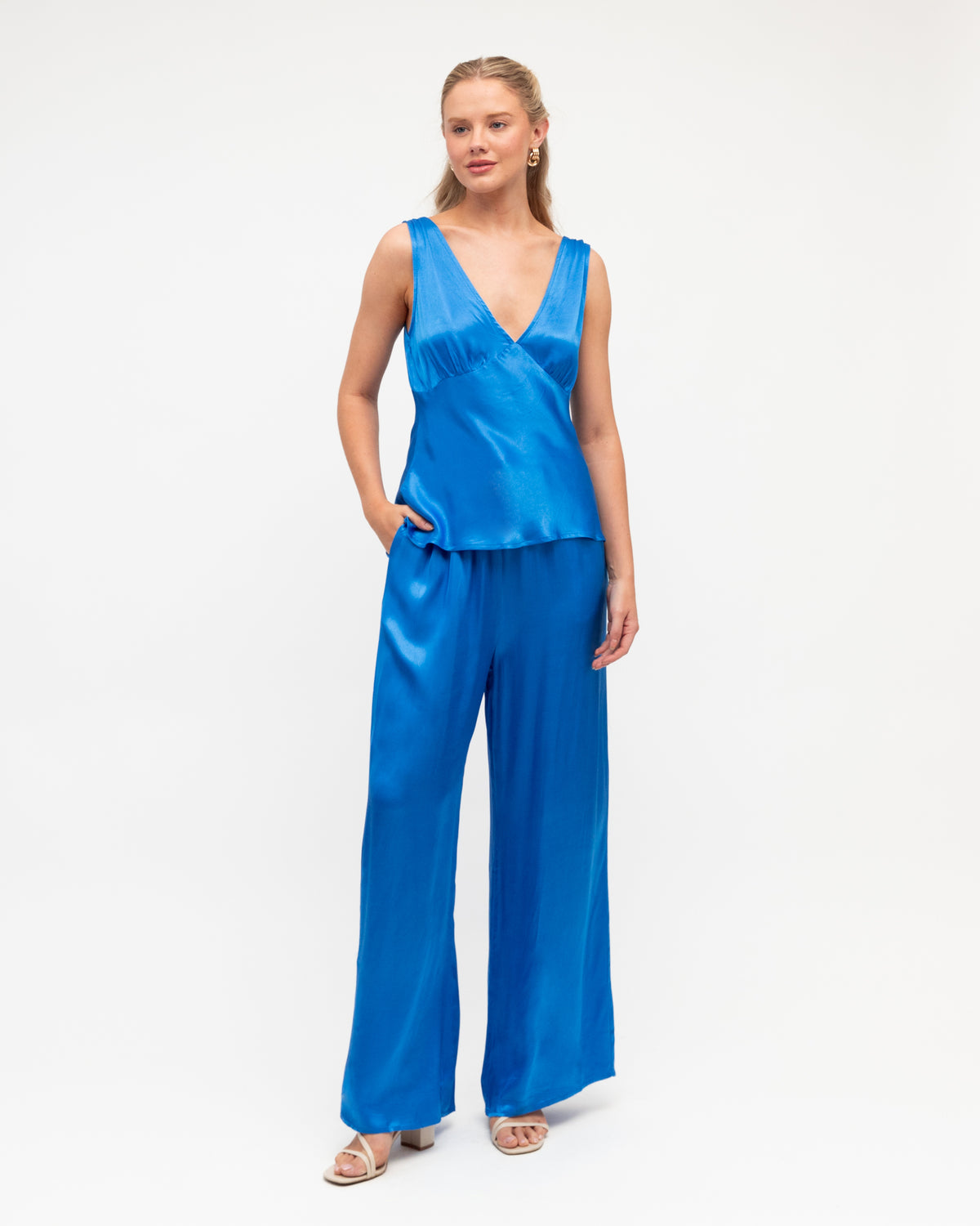 WHITE CLOSET / HERA PANT / BLUE / TF99550