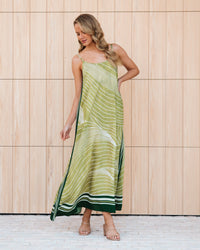 WHITE CLOSET / FLOW STATE MIDI DRESS / TFE12105