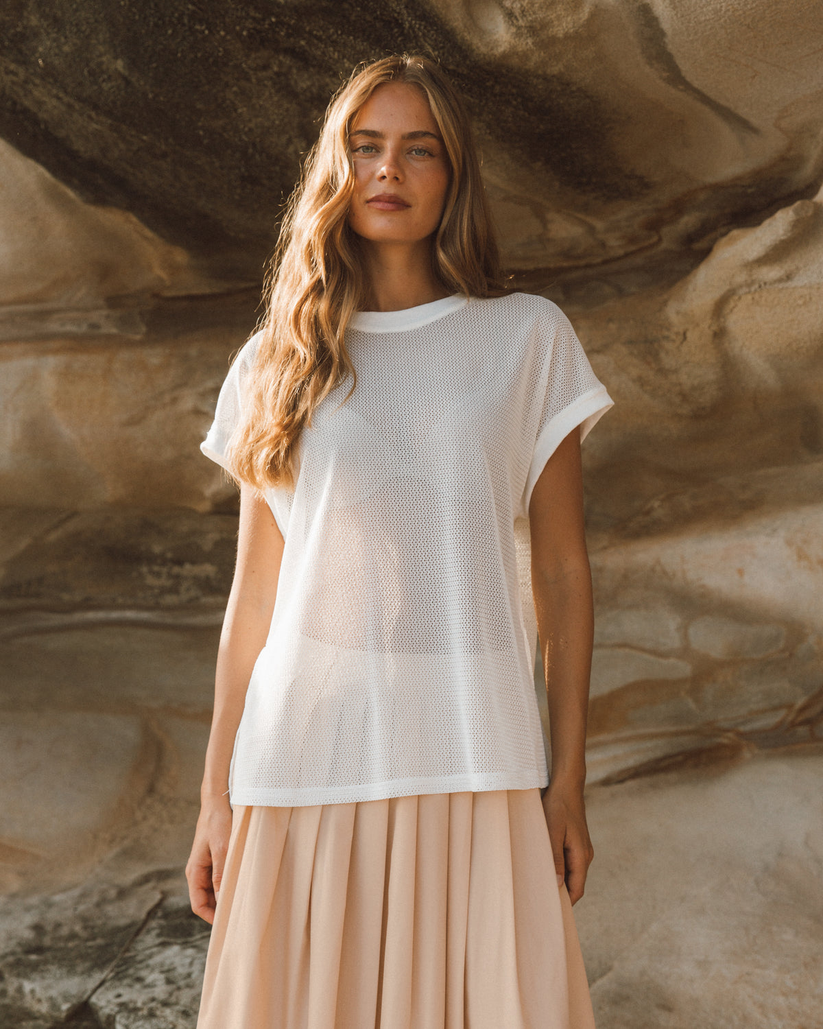 EBBY & I / ARABELLA CREAM TOP / VV11763