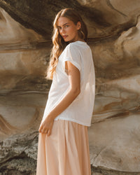 EBBY & I / ARABELLA CREAM TOP / VV11763