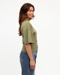 EBBY & I / EVERYDAY TOP / KAHKI / VV12106