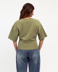 EBBY & I / EVERYDAY TOP / KAHKI / VV12106