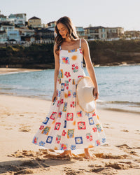 LINEN LUX / BELLE MAXI DRESS / VVNE11301