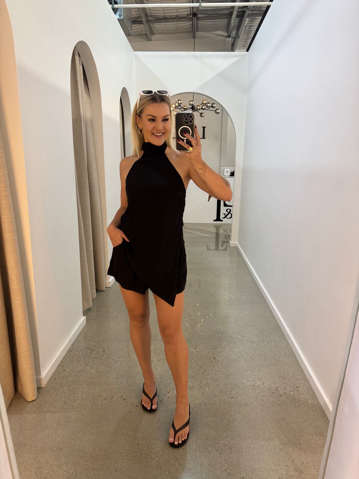 BY FRANKIE / BLACK SHEER TOP / 580-1