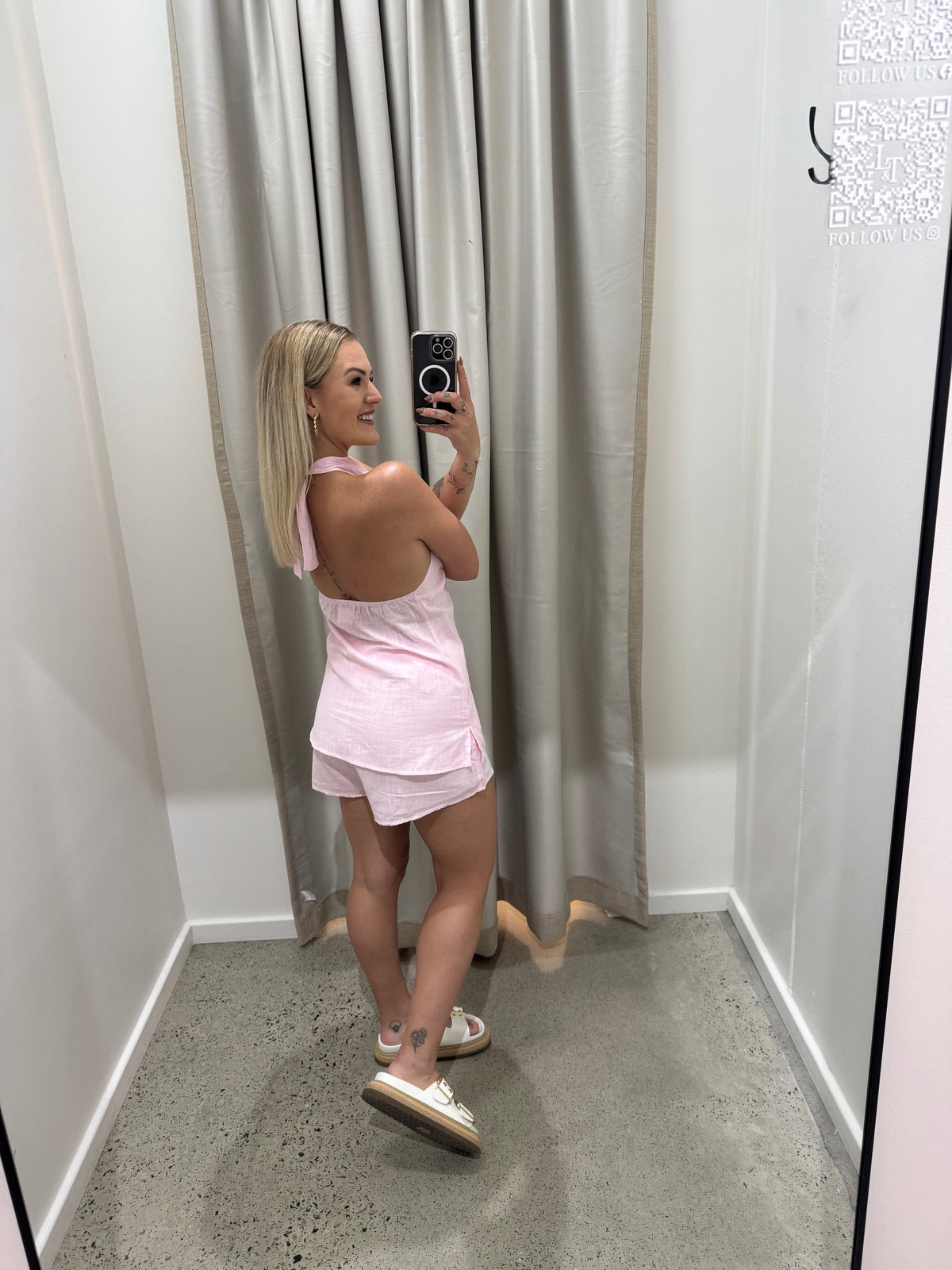 BY FRANKIE / PINK BEAD TOP / 741-3