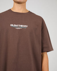 SILENT THEORY / ECHO TEE / 4076042.CHOC