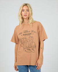 ALL ABOUT EVE / RODEO TEE / TAN / 6469025