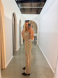 BY FRANKIE / CHOC STRIPPED PANTS  / 180-17