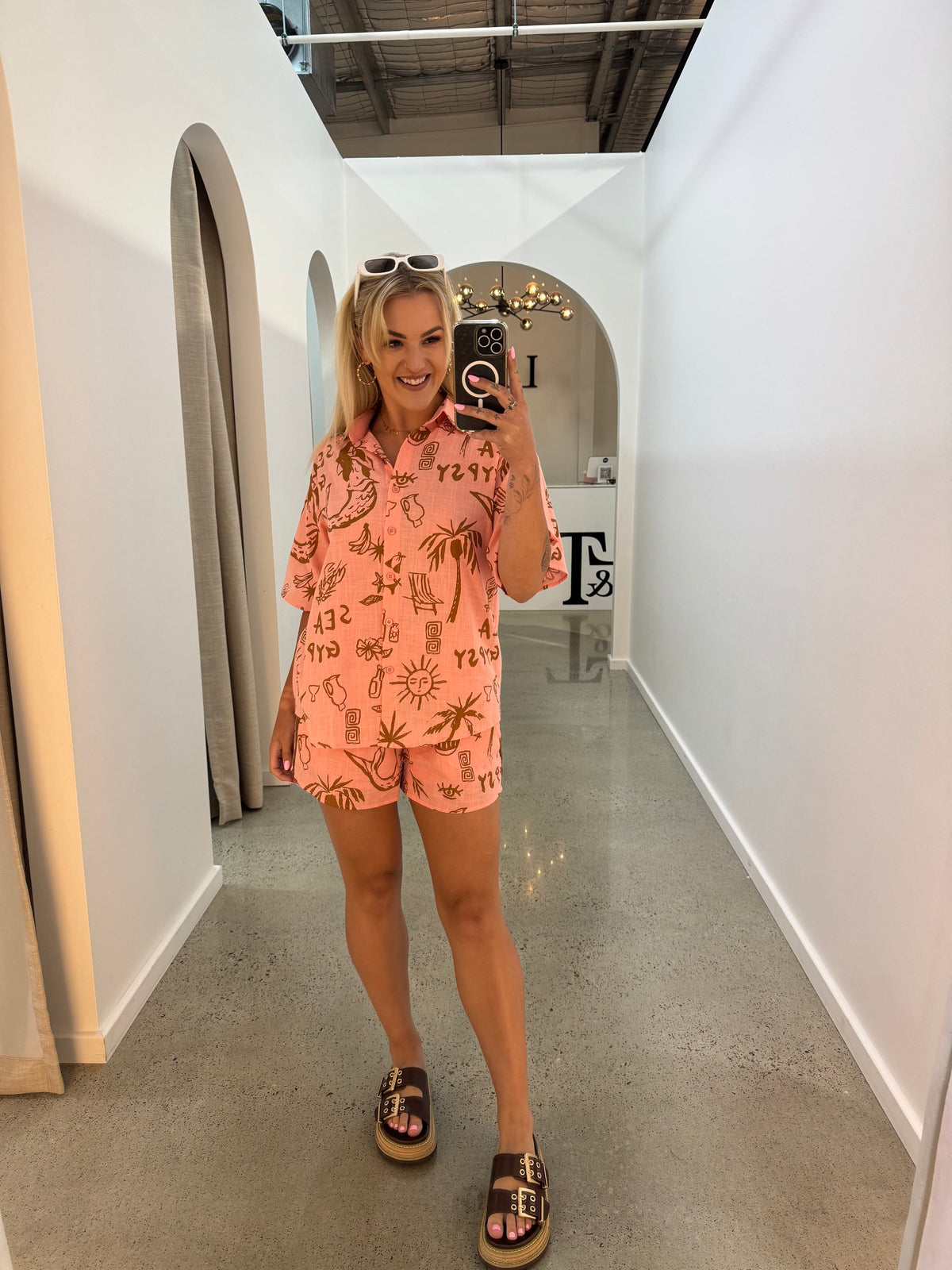 BY FRANKIE / GYPSY SEA SHIRT PEACH / 10-4
