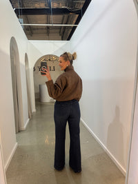 BY FRANKIE / CHOCOLATE FAX SUEDE JACKET / 889-1