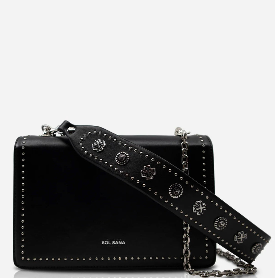 SOL SANA / FLAP BAG / SILVER