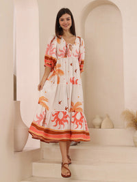 IRIS MAXI / PALM DRESS / 2011214-16